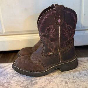 Justin L9903 Ladies Gypsy Western Boot with Aged Bark Boots | Size 6B